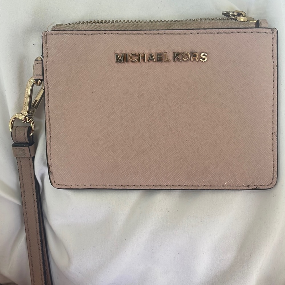 Baby pink Michael Kors wallet